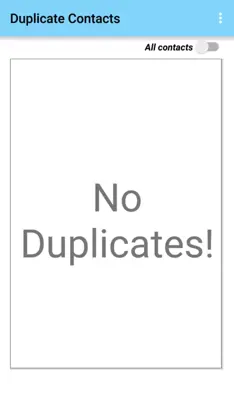 Duplicate Contacts android App screenshot 1